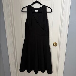 LOFT  LBD Eyelet Midi Dress